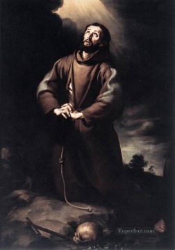 アッシジの聖フランシスコの祈り スペイン語バロック様式 バルトロメ・エステバン・ムリーリョ Oil Paintings